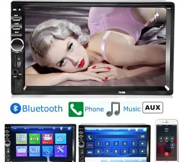 Auto radio 2 din AUX, MP3, USB,SD kartica, Bluetooth parking kamera - cover