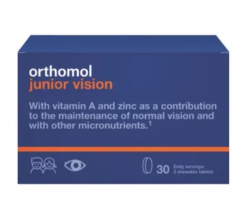ORTHOMOL JUNIOR VISION 30 KAPS - cover