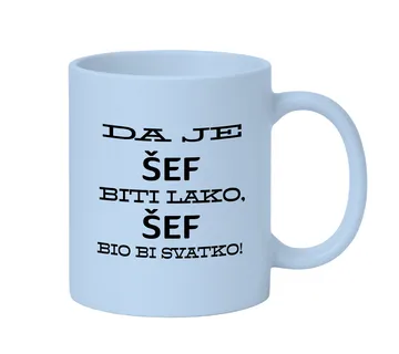 Šalica da je šef biti lako - cover