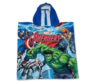 Avengers Hulk dječji poncho za plažu, 50×100 cm - cover