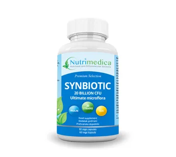 Synbiotic 20 milijadi CFU, 20 sojeva+Inulin+GOS 60 vcaps - cover