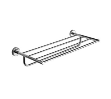 Polica za ručnike sa držačem ručnika 50x25cm EXTRA chrome - cover