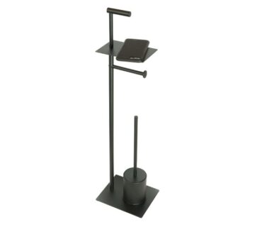 Držač WC četke samostojeći EXTRA matt black - cover