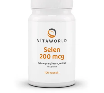 Selen 200µg kapsule, Vita World, 100 kom. - cover