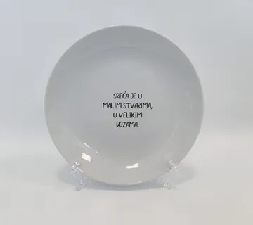 Šaljivi tanjur – Sreća je u malim stvarima - cover