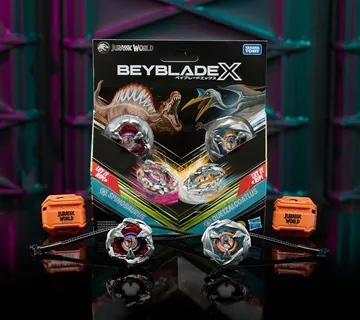 Beyblade X Jurassic World: Spinosaurus vs. Quetzalcoatlus Multip - cover