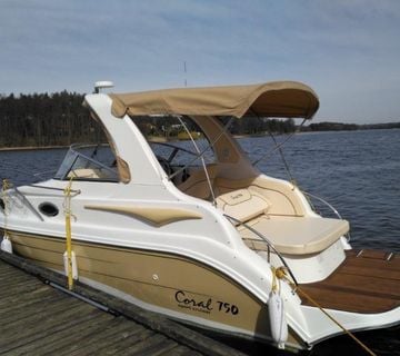 RENT A BOAT ZATON CORAL 750 EXCUSIVE 2017 DAILY CRUISER - cover