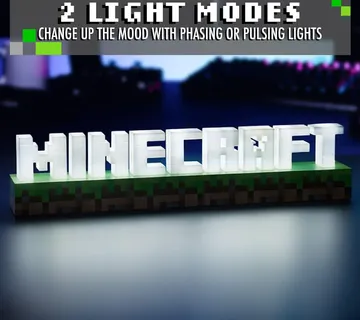 Paladone Minecraft Logo Light Paladone Minecraft Logo Light - cover