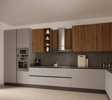 Kuhinja kutna izrađena po mjeri mat antifinger - cover