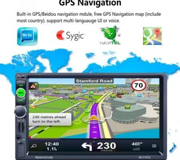 GPS NAVIGACIJA Auto radio 2din Bluetooth USB - cover