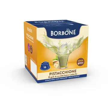 Borbone PISTACCHIONE napitak s okusom bijele čokolade i pistacije - cover