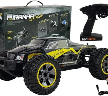 Off-Road Remote Controlled Yellow 1:10 ENOZE 9200E 40 km/h  - cover