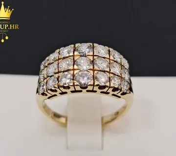 ZLATNI PRSTEN S DIJAMANTIMA 2,49ct 18K / R1, RATE - cover