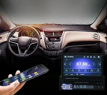 Autoradio 1din USB BLUETOOTH na otvaranje TOUCHSCREEN - cover