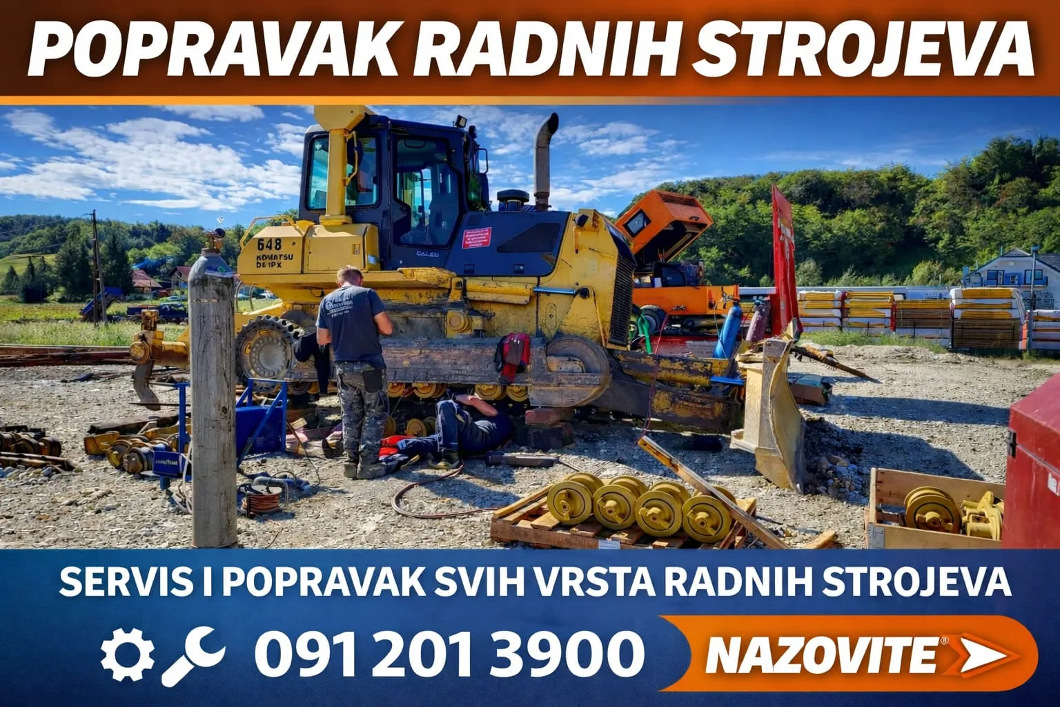 Popravak gradevinske mehanizacije - cover