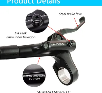 SHIMANO BR-MT200 BL-MT200 prednji set kočnice - cover