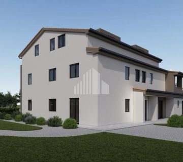Stan na 1. katu sa spremištem 68.50 m2 u zgradi u izgradnji i PM - cover