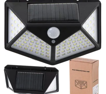 Solarna svjetiljka sa senzorom pokreta 100 LED lampica - cover