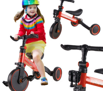 Trike Fix mini 3u1 tricikl s pedalama crveni - cover