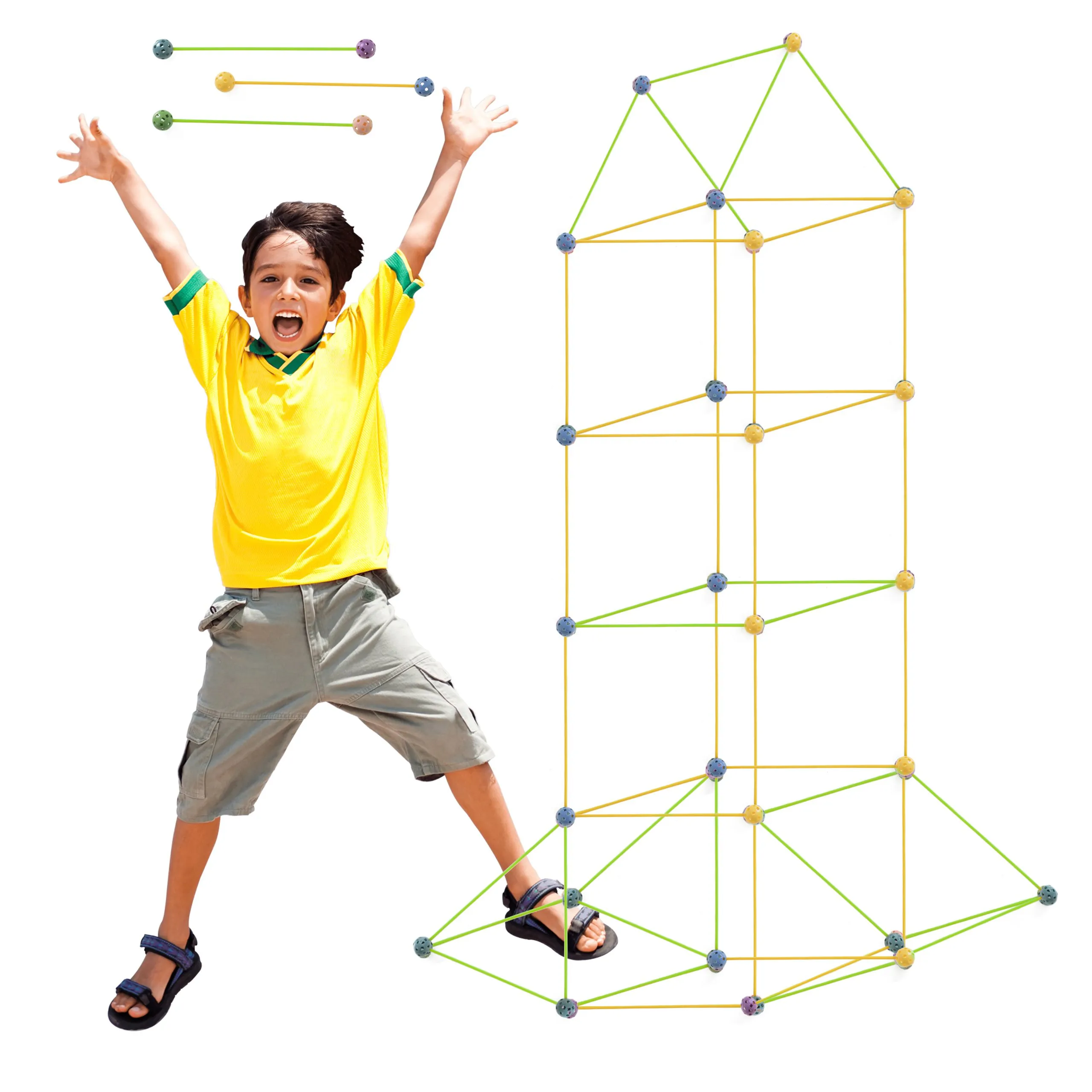 Igračka cijevi za 3D gradnju 320 kom. - cover