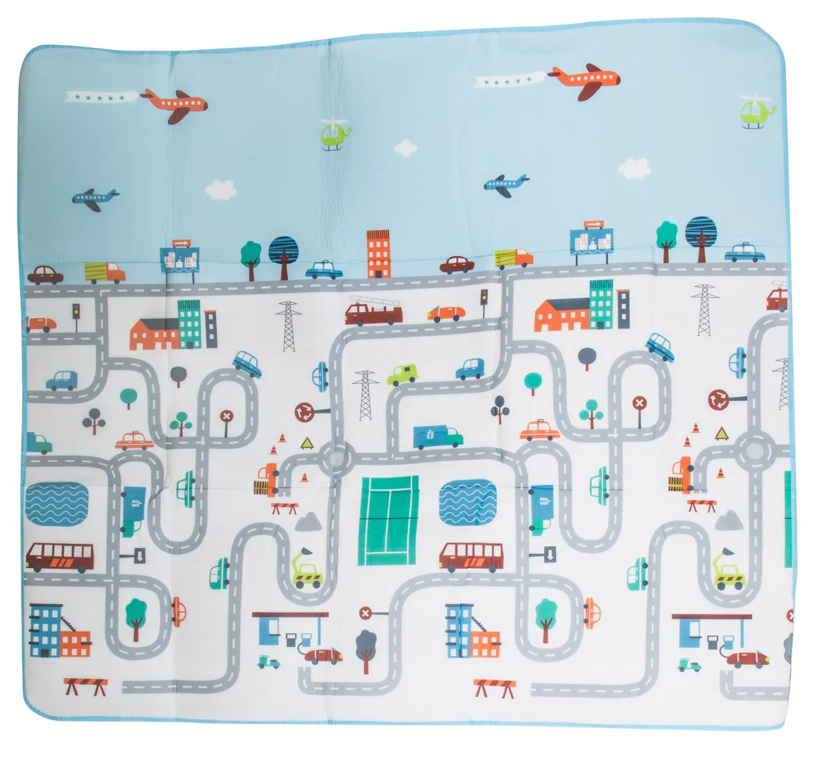 Edukacijska podloga ulice grada 200x180cm - cover