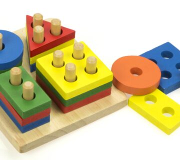 Montessori drveno edukativno sortiranje oblika - cover