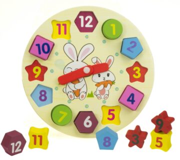 Montessori drveni sat slagalica - cover