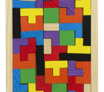 Drvena Tetris slagalica 40 kom. - cover