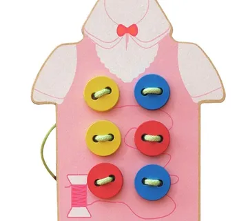 Montessori set za učenje šivanja rozi - cover