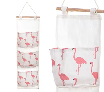 Viseća mreža za spremanje igračaka flamingo - cover