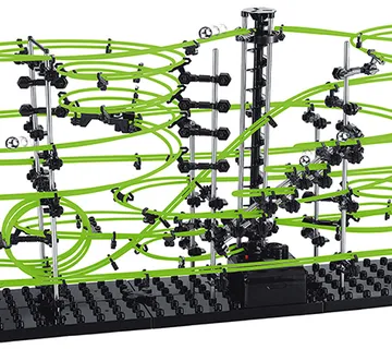 Spacerail staza s kuglicama svijetli u mraku level 4 - cover