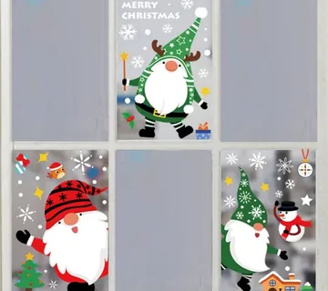 Djed Božićnjak - Dekorativna naljepnica - cover