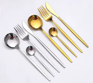 Set pribora za jelo - 24 komada - nehrđajući čelik - cover