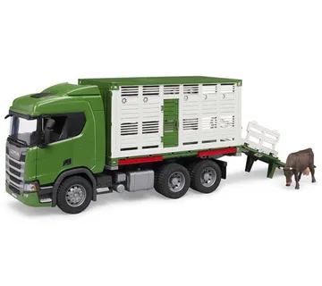 Bruder kamion za prijevoz stoke Scania Super 560R s 1 govedom - cover