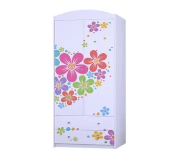 Dječji drveni ormar Happy cvijeće - cover