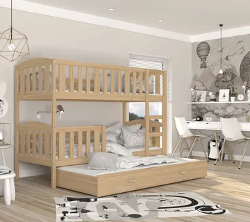 Kubus 3 dječji krevet s tri ležaja 190×80 - cover