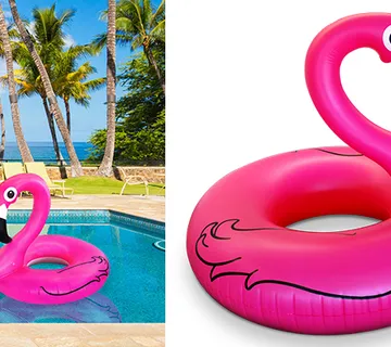 Kolut na napuhavanje flamingo 90cm - cover