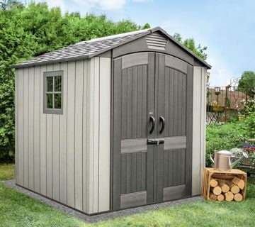 Plastična kućica-uta Stella 4.16 m² - 2.13m x 2.13m - SIVA - cover