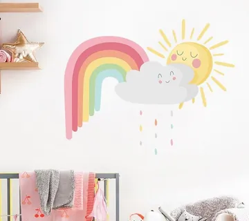 Zidna naljepnica Sun Rain - cover