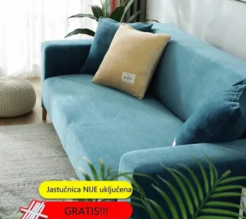 Pliš navlake za trosjed, dvosjed, fotelje - cover