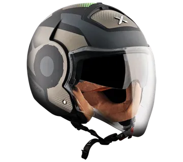 Kaciga AXOR STRIKER ULTRON mat crno/siva - cover