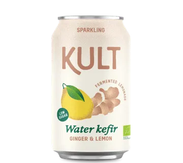 Kult Ginger & Lemon – vodeni kefir 330 ml - cover