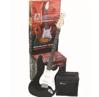 DIMAVERYEGS-10 E-Guitar-Set, black - cover