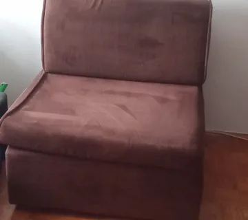 Fotelja na rasklapanje sa spremnikom - cover