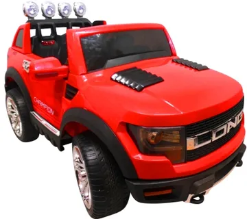 Cabrio auto na akumulator LONG crveni, mekani Eva kotači - cover