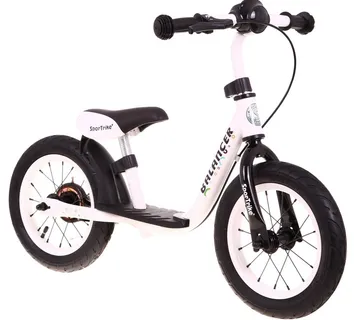 Bicikl bez pedala Balancer - bijeli - cover