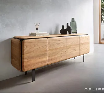 Komoda Giacinto 185x41cm, Materijal: Brijest - cover