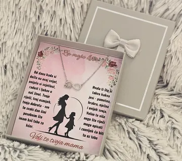 Lančić s posvetom za kćer - cover