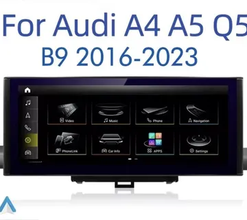 Audi A5 A4 2016 - 2023 multimedija Ekran Carplay Android 12,3" KAMERA - cover
