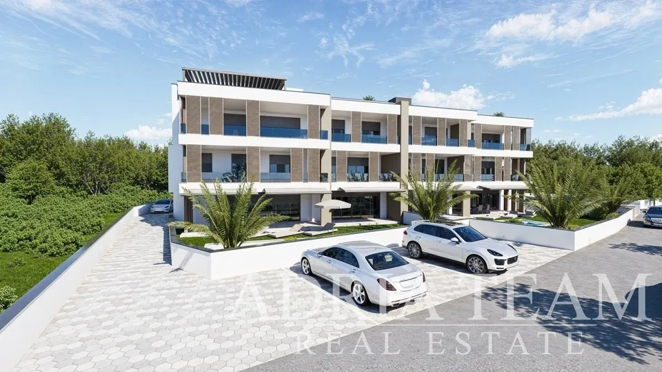 APARTMANI U STAMBENOJ ZGRADI, NOVOGRADNJA, PRVI RED DO MORA - ZATON - cover
